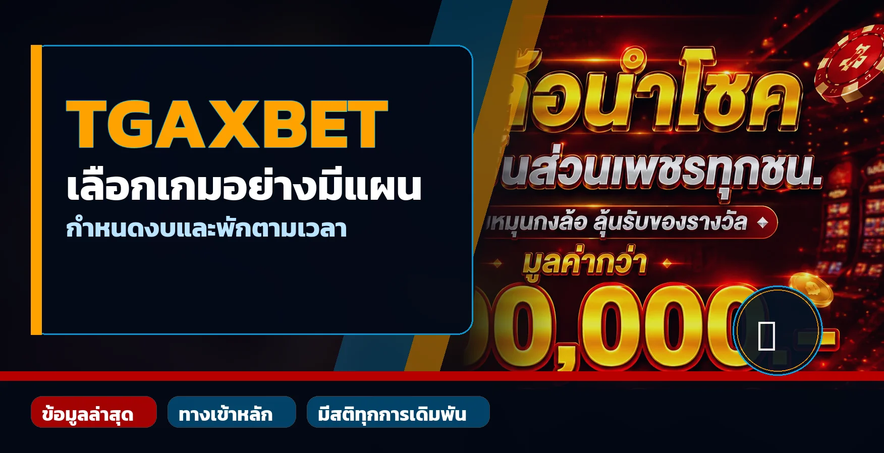 ภาพ TGAXBET เลือกเกมอย่างมีแผนและกำหนดงบ